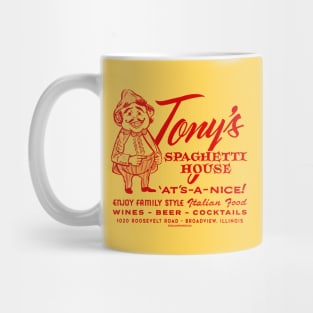 “Red Sauce Revival”- Tony’s Spaghetti House, Broadview, IL Mug